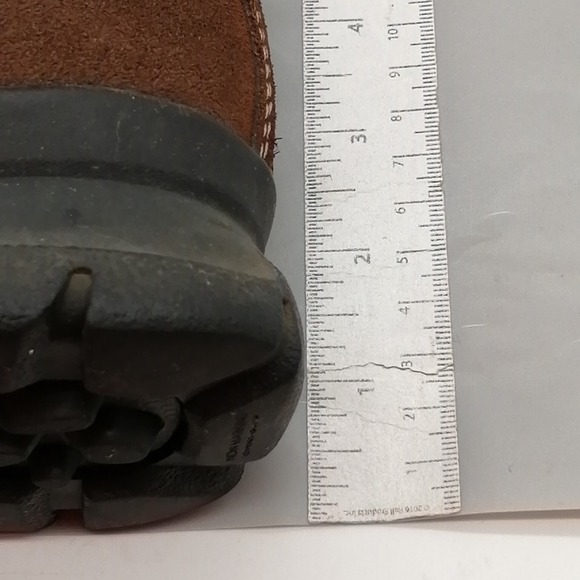 Columbia Boots Womens Snow Boot Chatel Brown Suede‎ Side Zip Faux Fur 7.5 - Picture 5 of 13